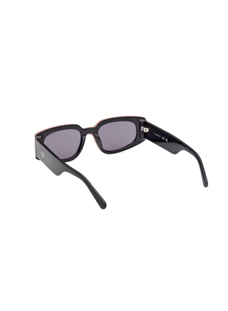 GANT نظارات شمسية للرجال بإطار كامل مستطيل أسود من غانت - Image 3